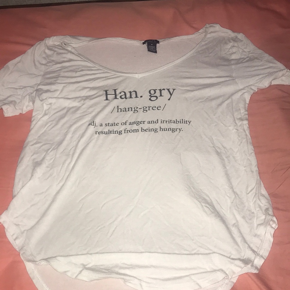 White grafic Tee